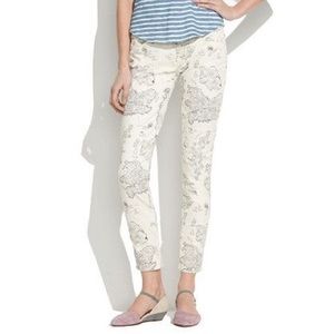 Madewell Skinny Map Print Pants